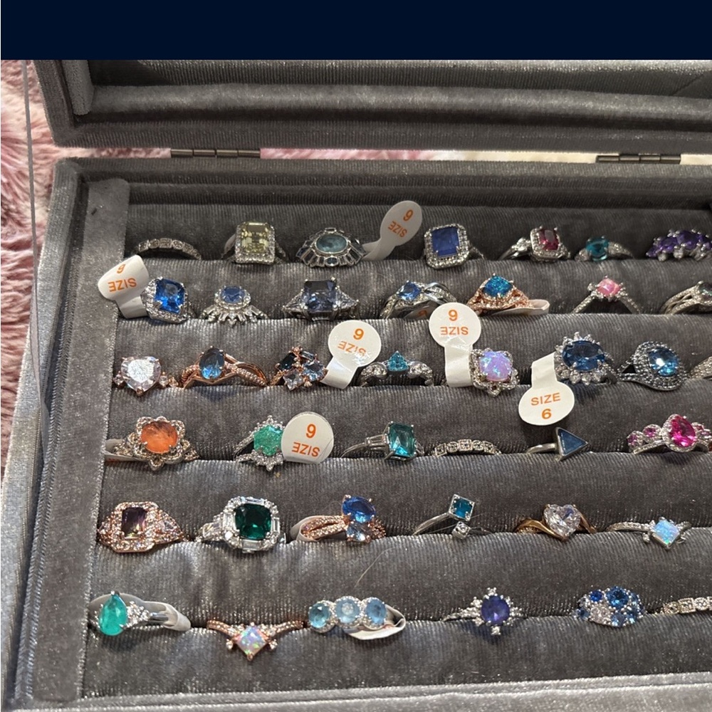 Rings size 6 few 7s the whole lot